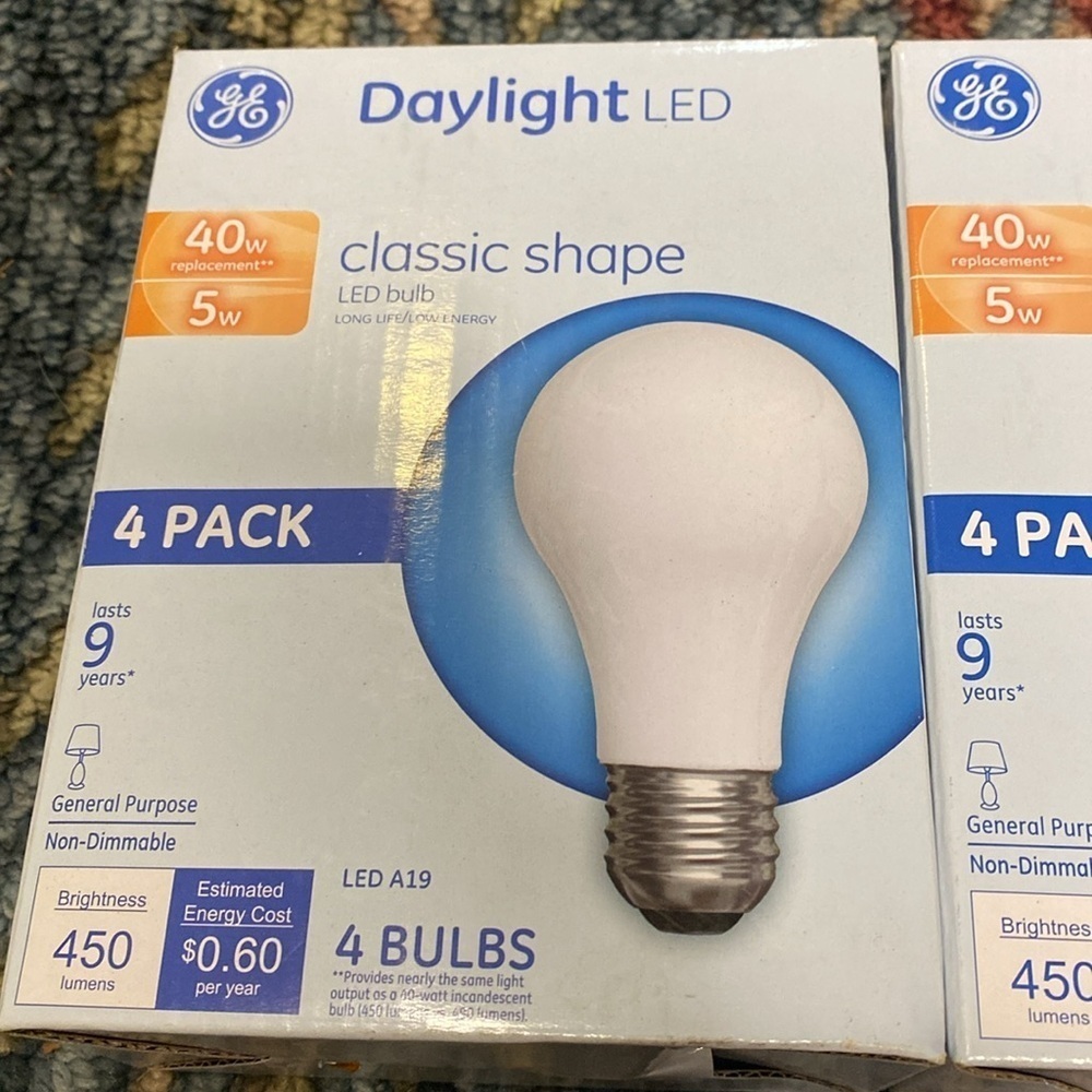 3/$20. Daylight LED Classic Shape Bulbs - Picture 2 of 9